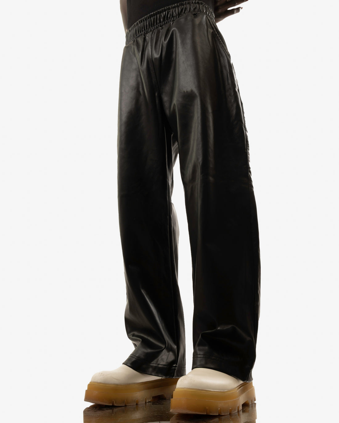 Streetwear Luxe Leather Sweatpant
