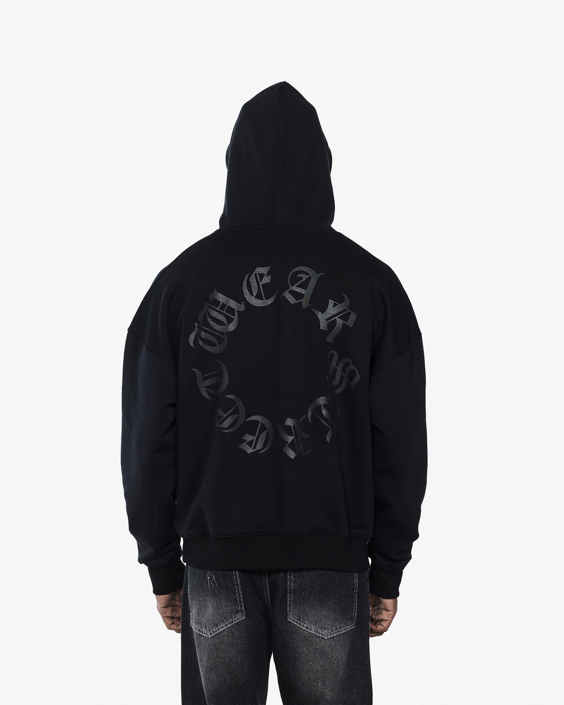 Oversized Hoodie With Circle Logo