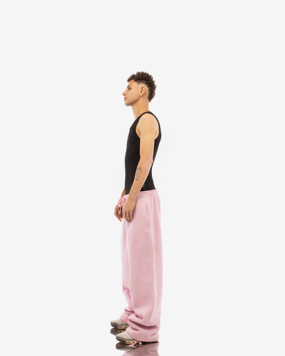 Basic Comfort Sweatpants In Rose