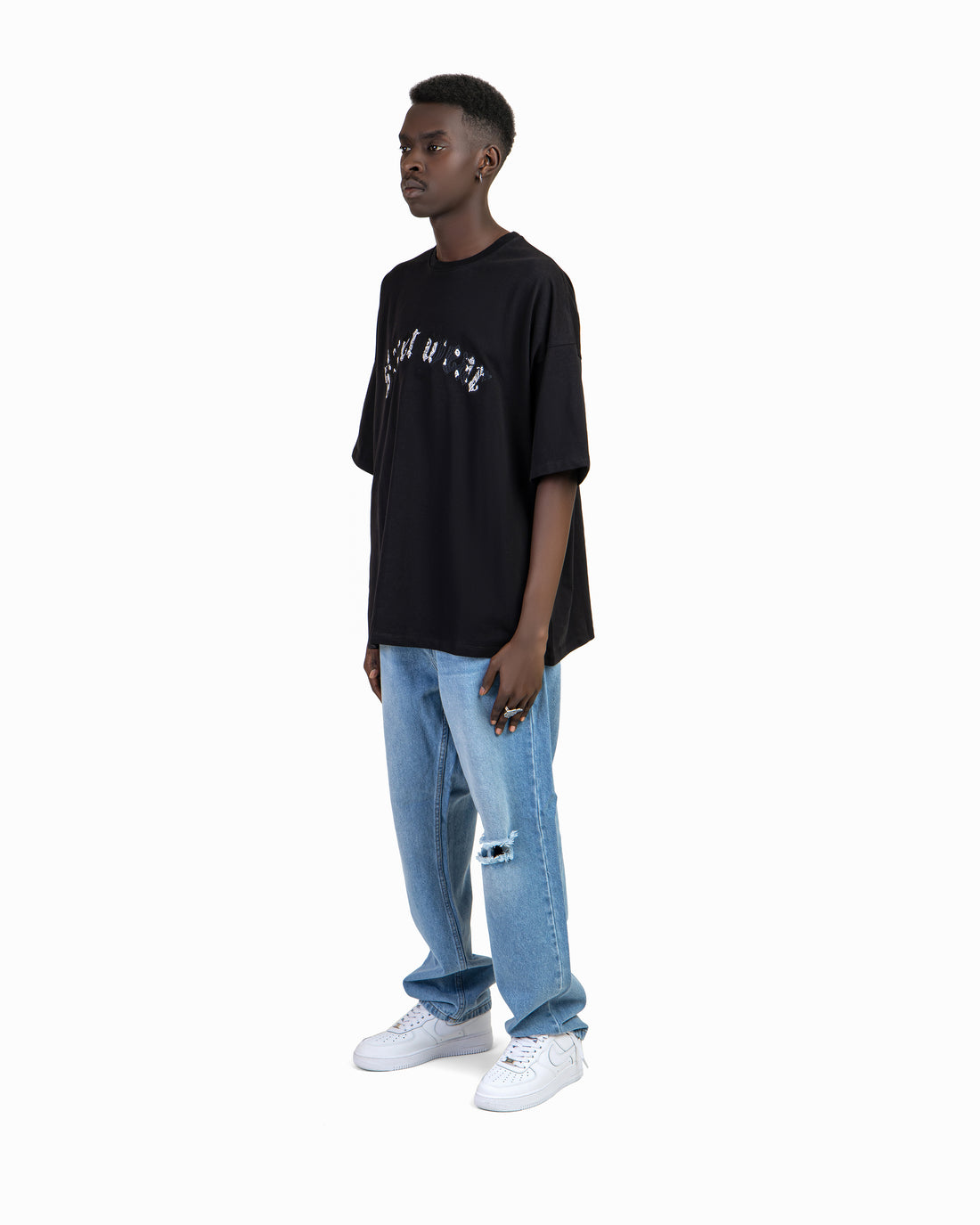 streetwear with bandana oversized t-shirt