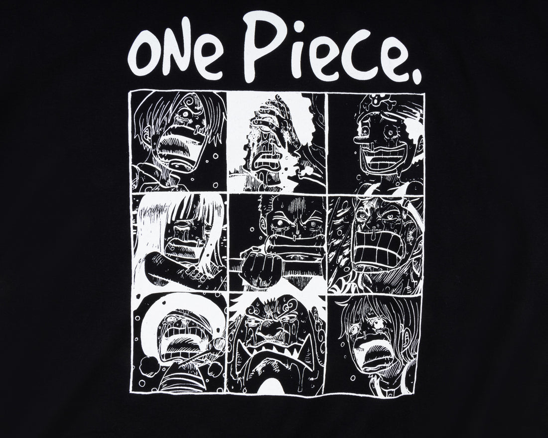 One Piece Black Printed