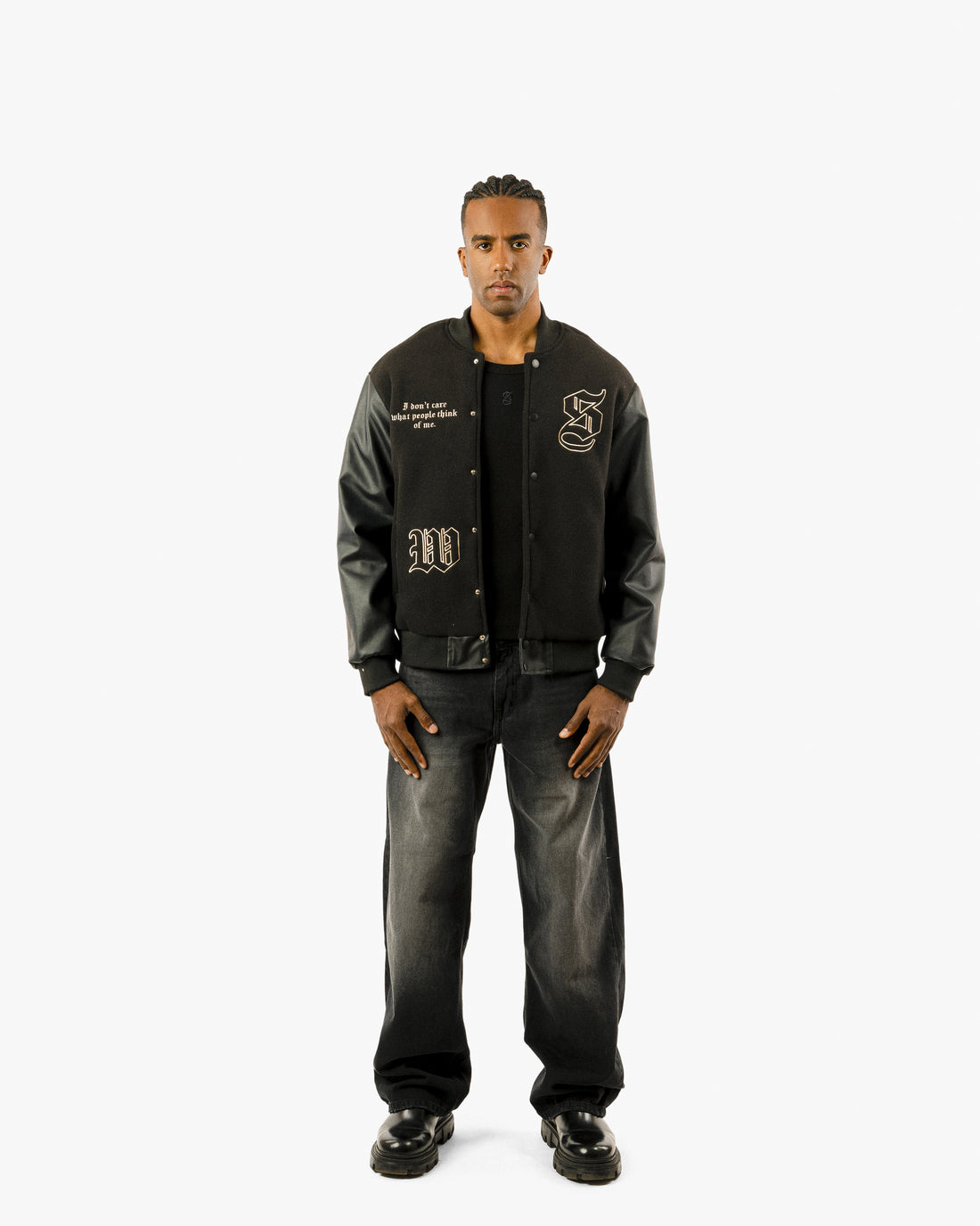 I Don’t Care Bomber Jacket