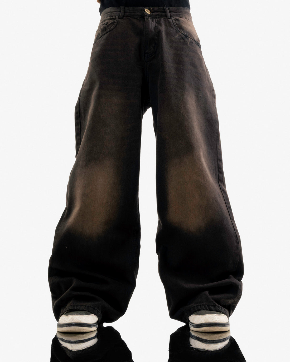 Extreme Super Baggy Jeans - Vintage Brown