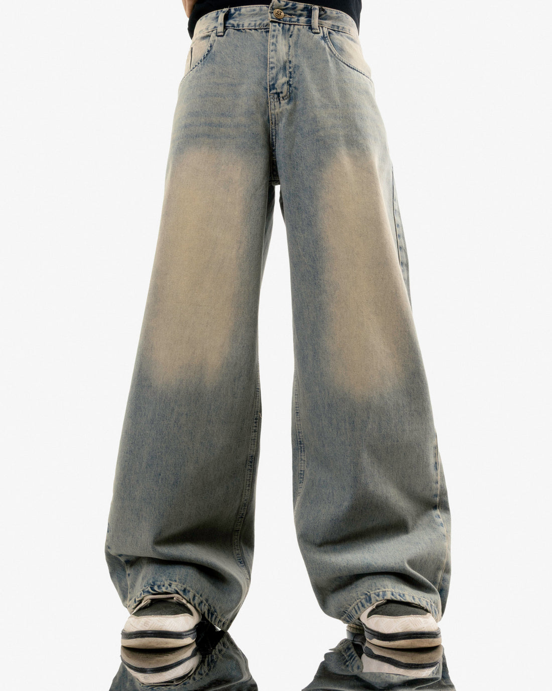 Extreme Super Baggy Jeans - Soft Light Wash