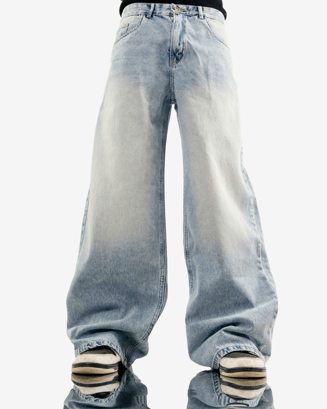 Extreme Super Baggy Jeans - Light Blue Wash