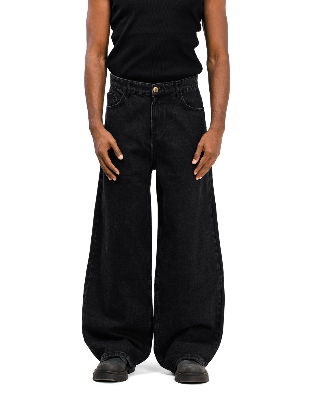 SWTS Black Extreme Baggy Jeans