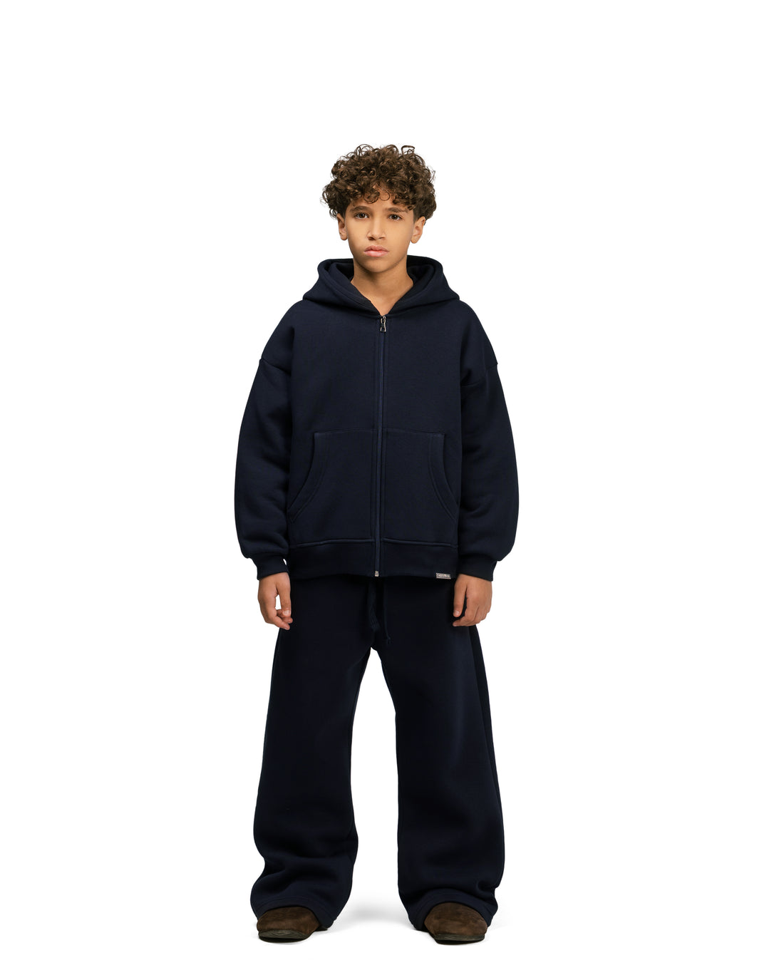Kids Streetwear Essential V2 Boxy Zip Hoodie