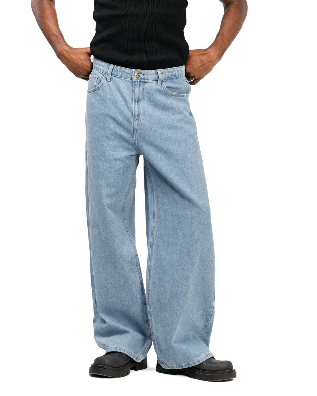 SWTS Light Blue Extreme Baggy Jeans