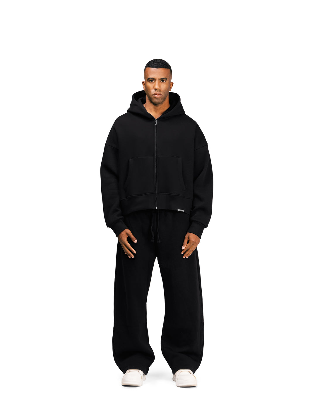 Streetwear Essential V2 Boxy Zip Hoodie