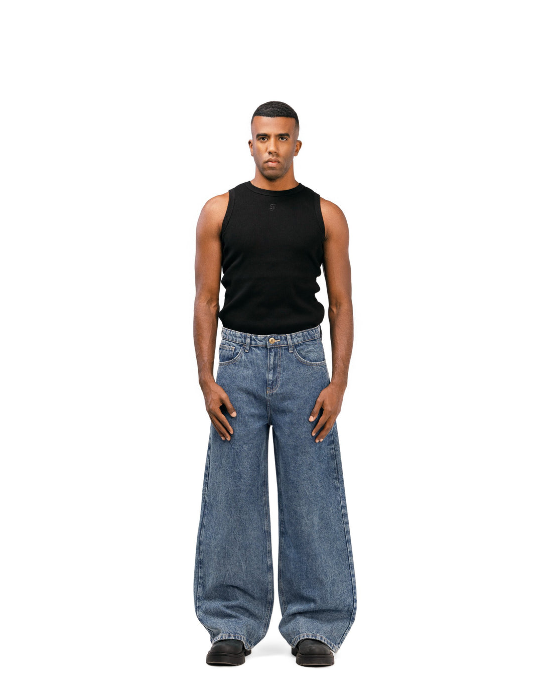 SWTS Dark Blue Extreme Baggy Jeans