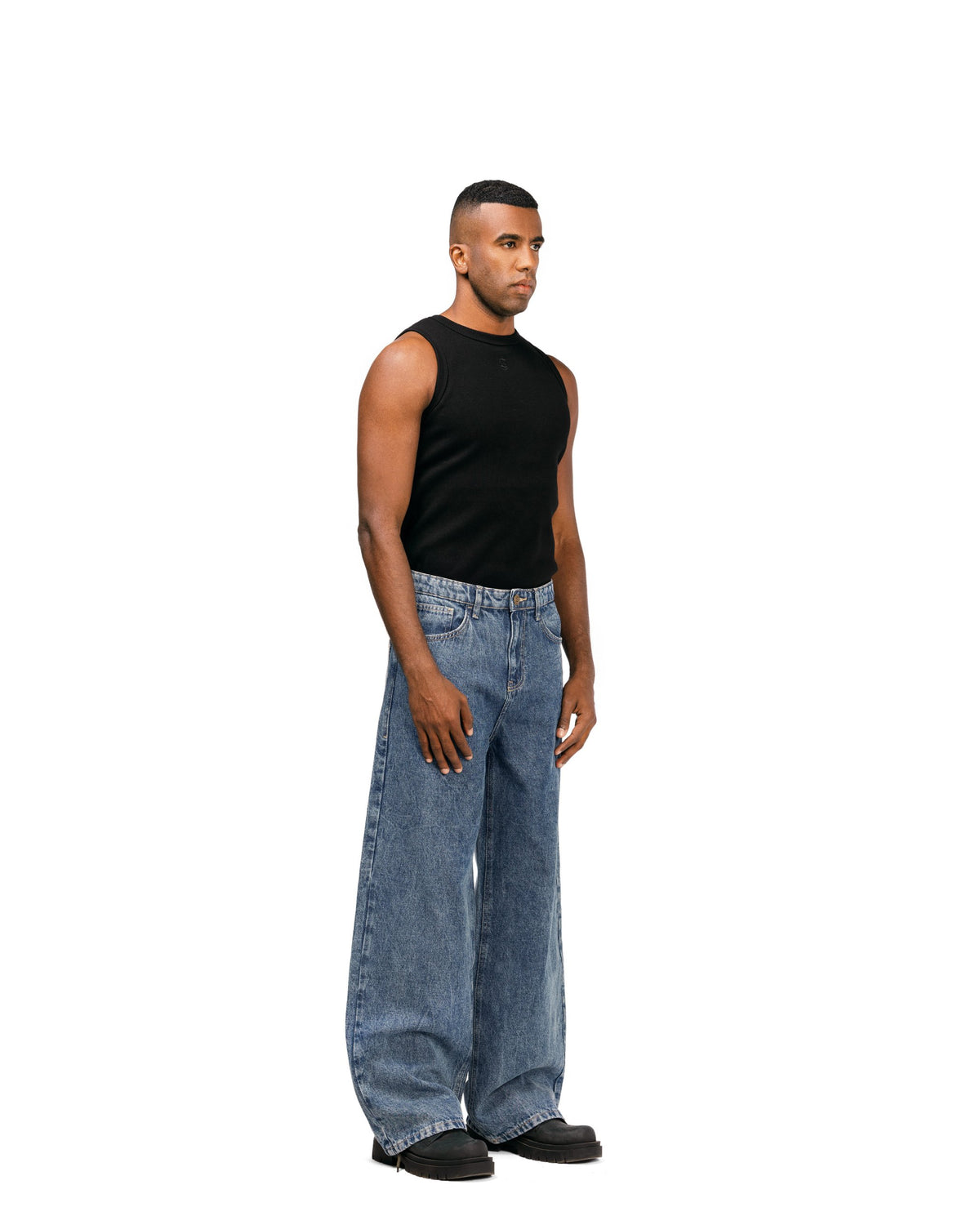SWTS Dark Blue Extreme Baggy Jeans