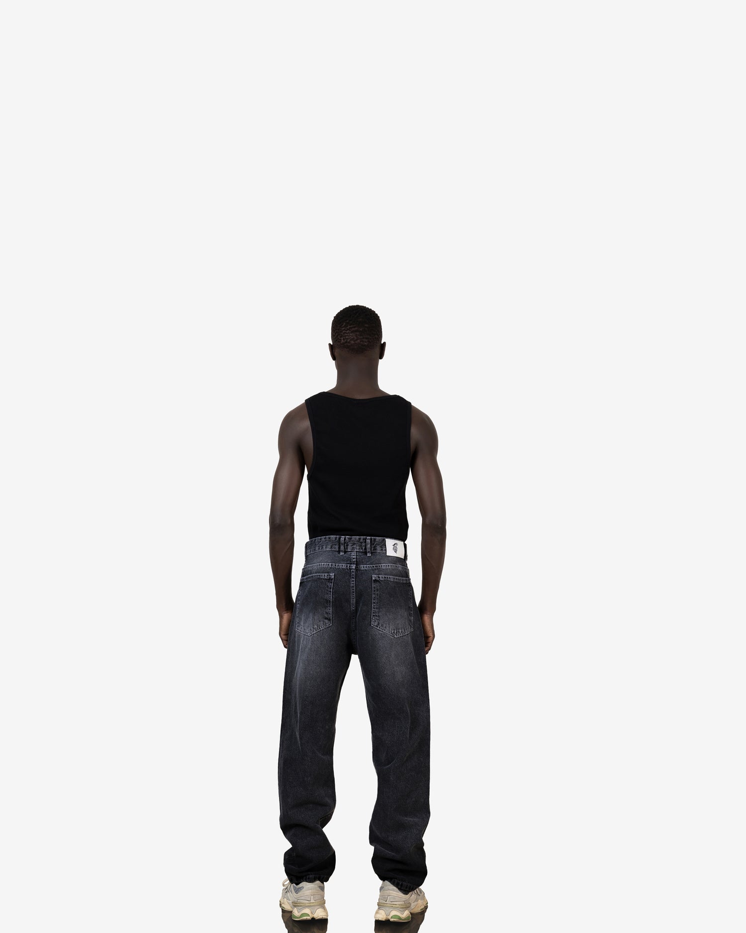 Streetwear Baggy Fit Jeans In Grey