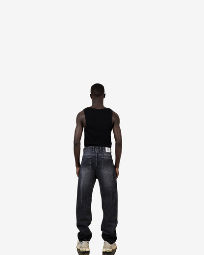 Streetwear Baggy Fit Jeans In Grey
