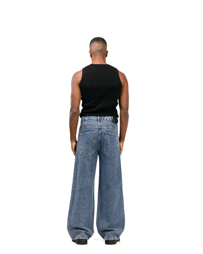 SWTS Dark Blue Extreme Baggy Jeans