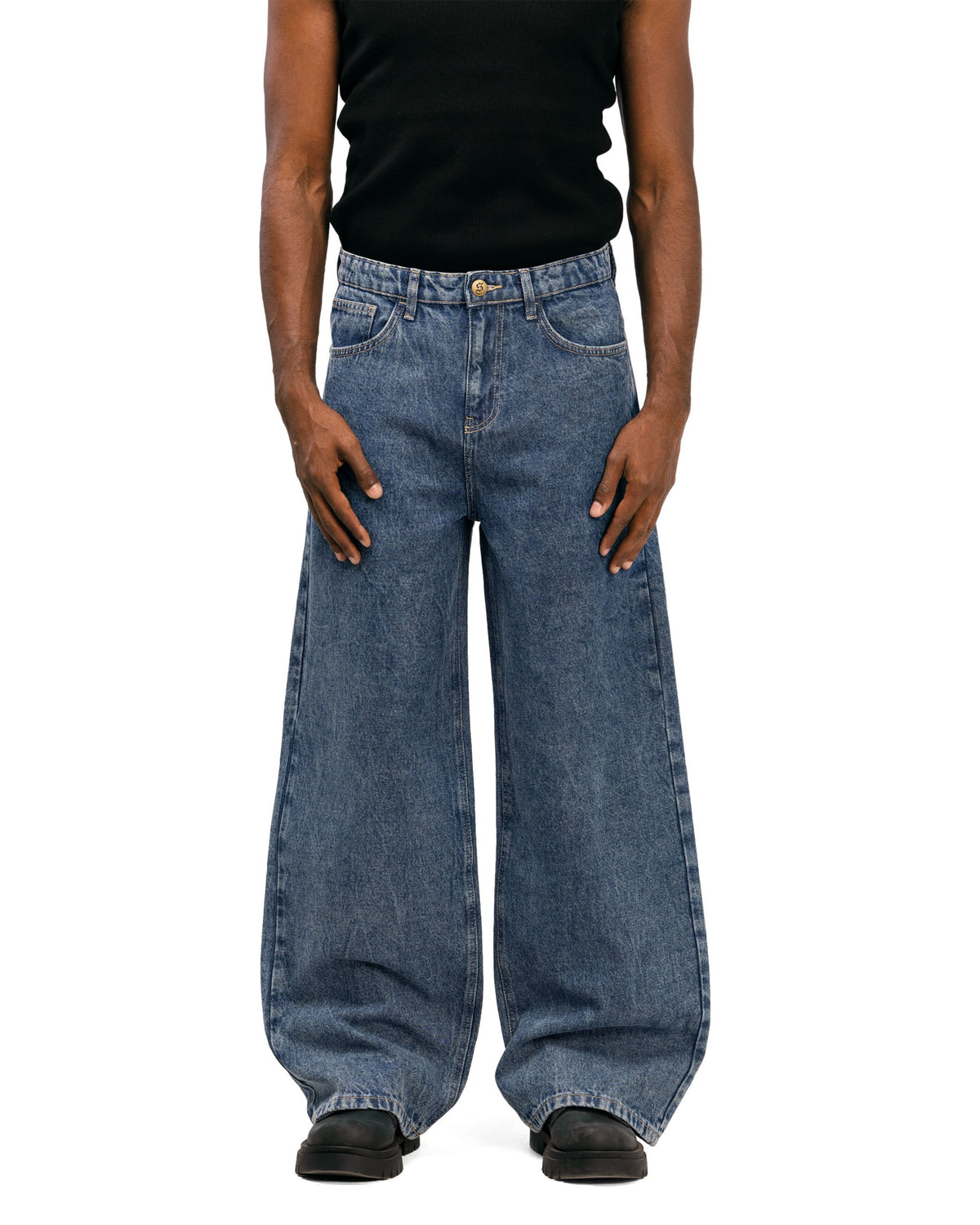 SWTS Dark Blue Extreme Baggy Jeans