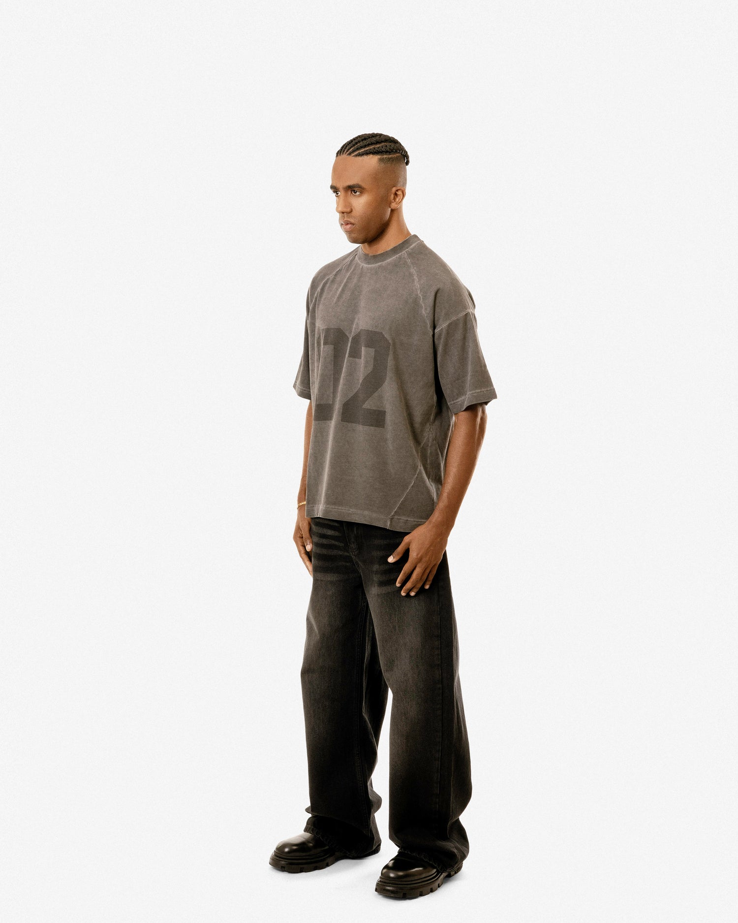 Edgy Washed Oversized T-Shirt