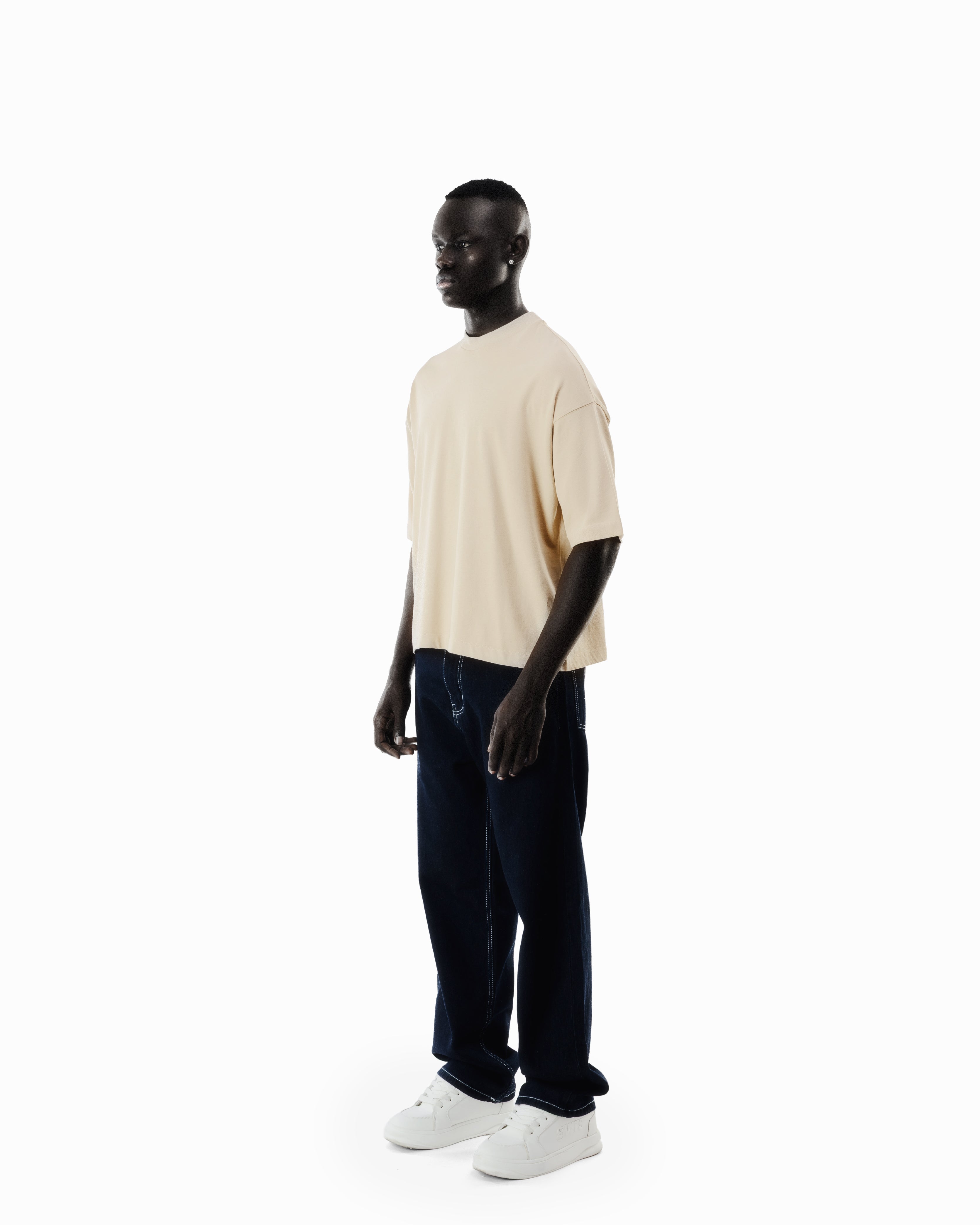 Tonal Back Logo Boxy T-Shirt