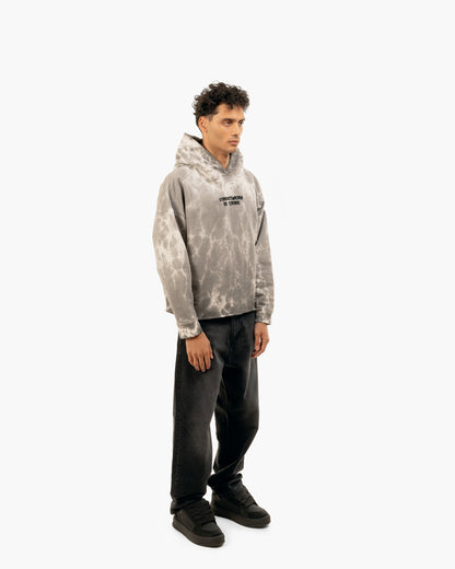 Scripted Shadows Cropped Hoodie