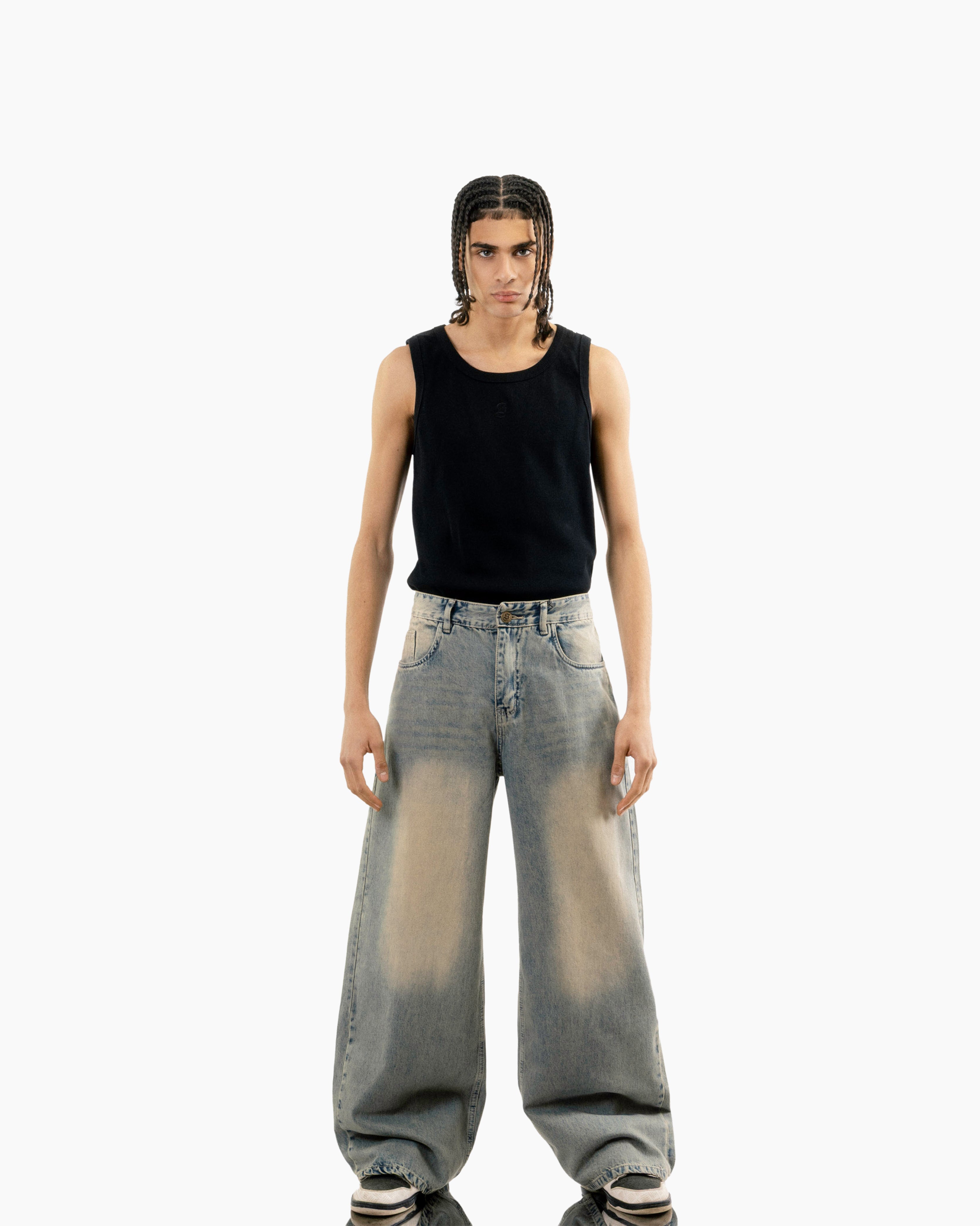 Extreme Super Baggy Jeans - Soft Light Wash