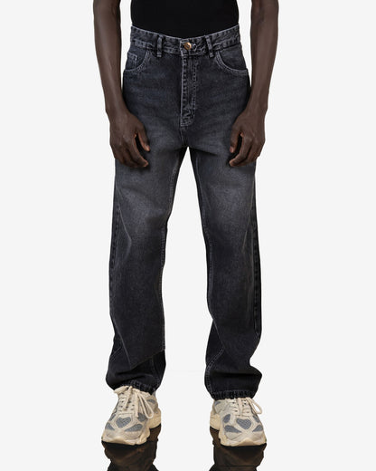 Streetwear Baggy Fit Jeans In Grey