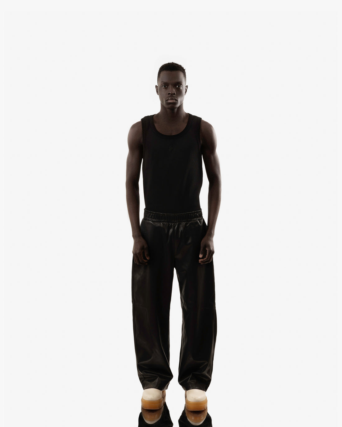 Streetwear Luxe Leather Sweatpant