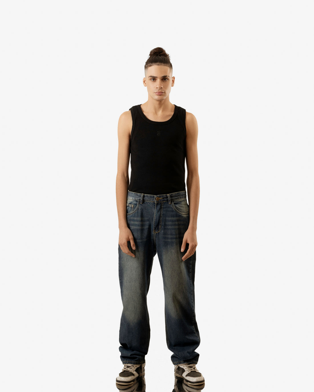 Ocean Blue Baggy Jeans