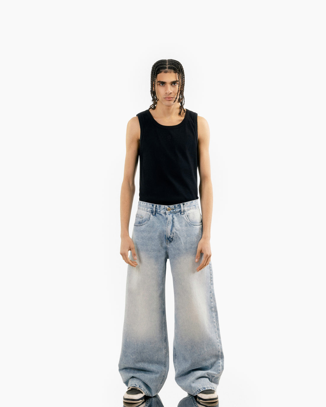 Extreme Super Baggy Jeans - Light Blue Wash