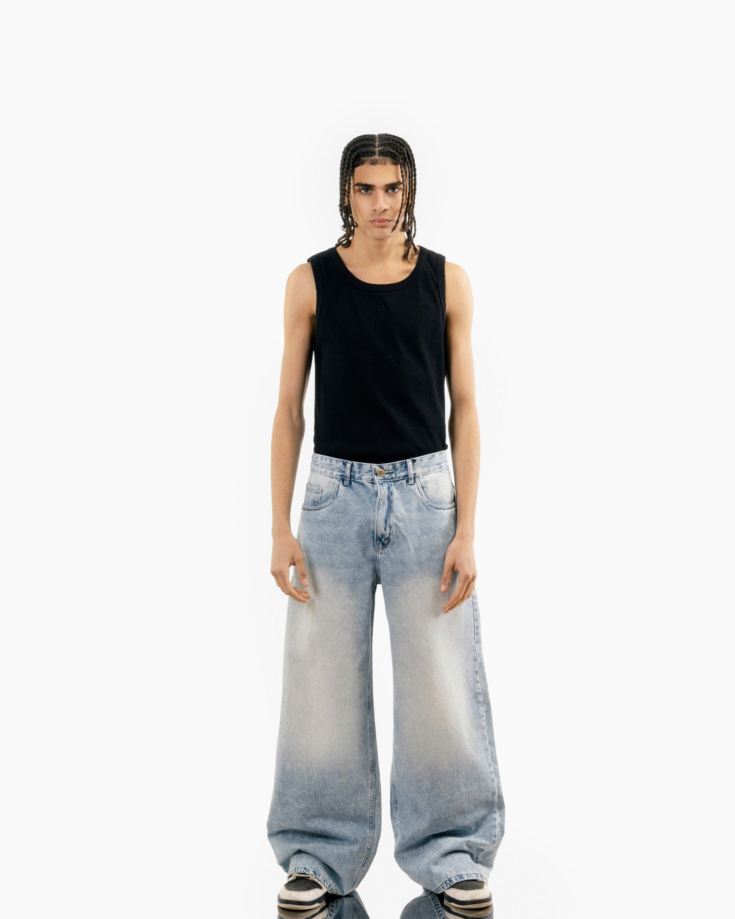 Extreme Super Baggy Jeans - Light Blue Wash