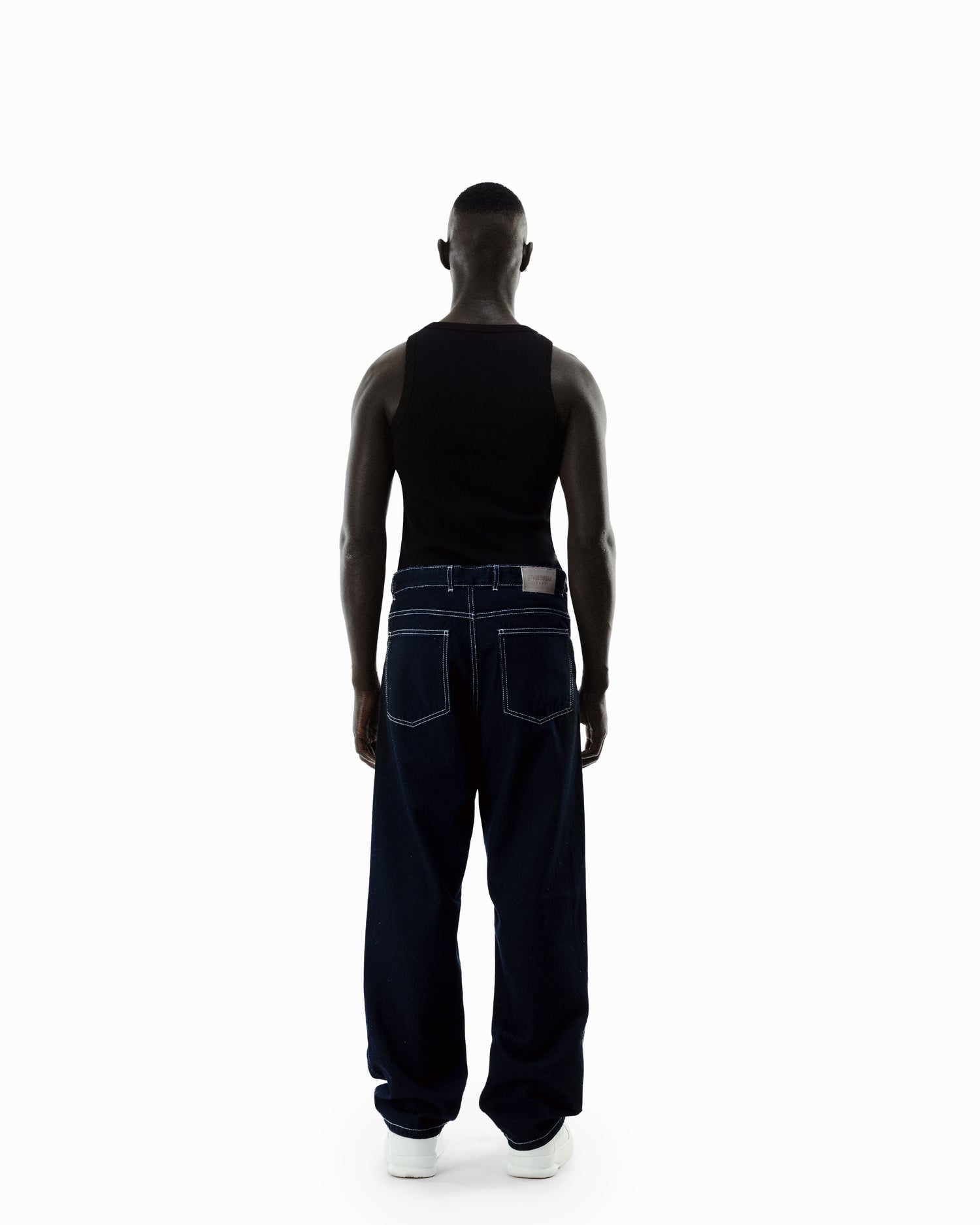 Raw Navy Super Baggy Jeans