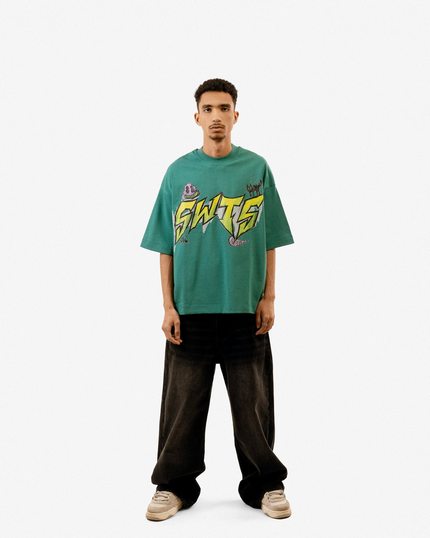 No Rules Monster Graffiti T-Shirt
