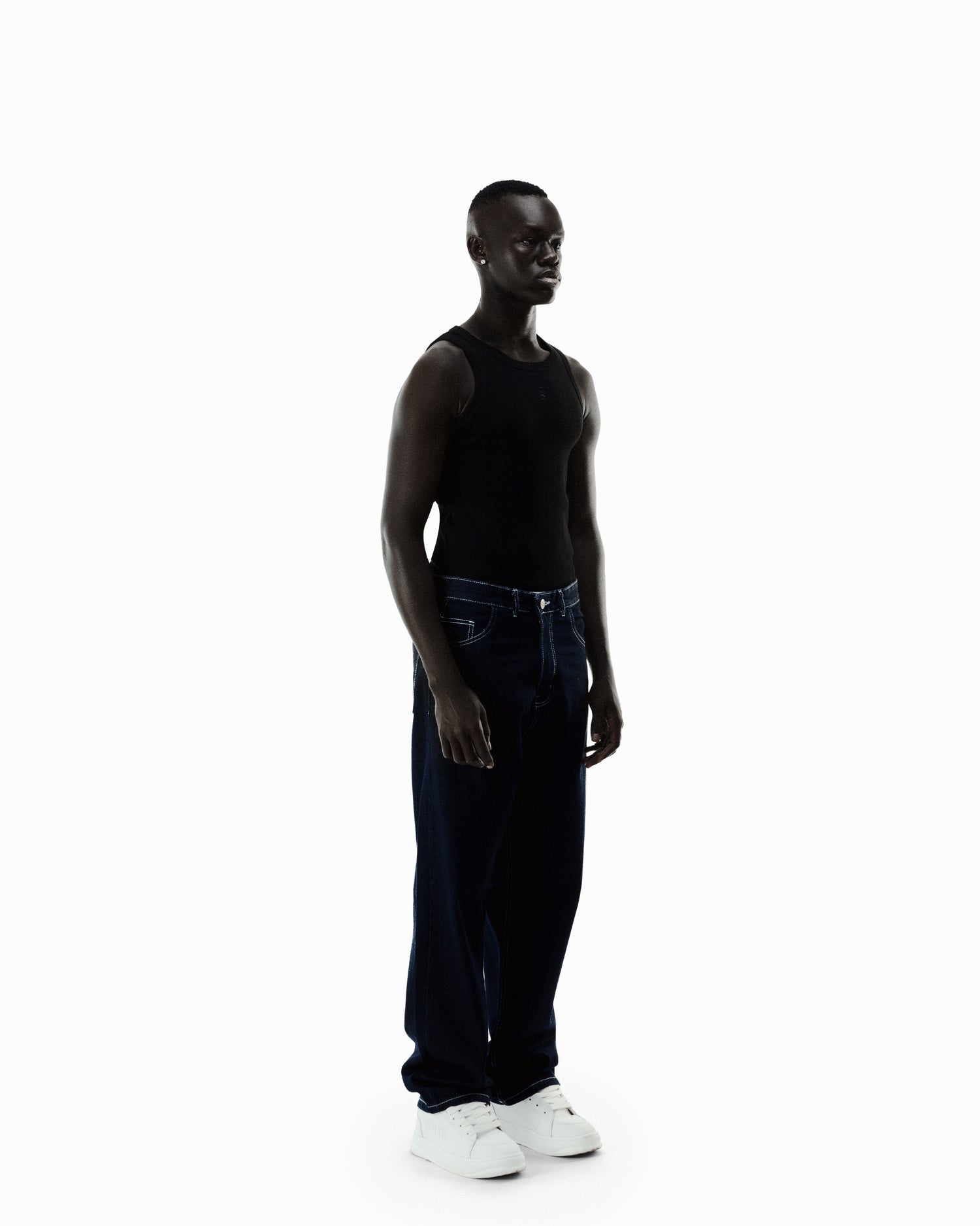 Raw Navy Super Baggy Jeans