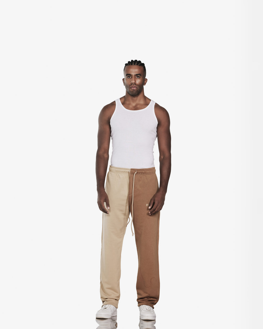 Streetwear Sweatpants Coffee/ Beige