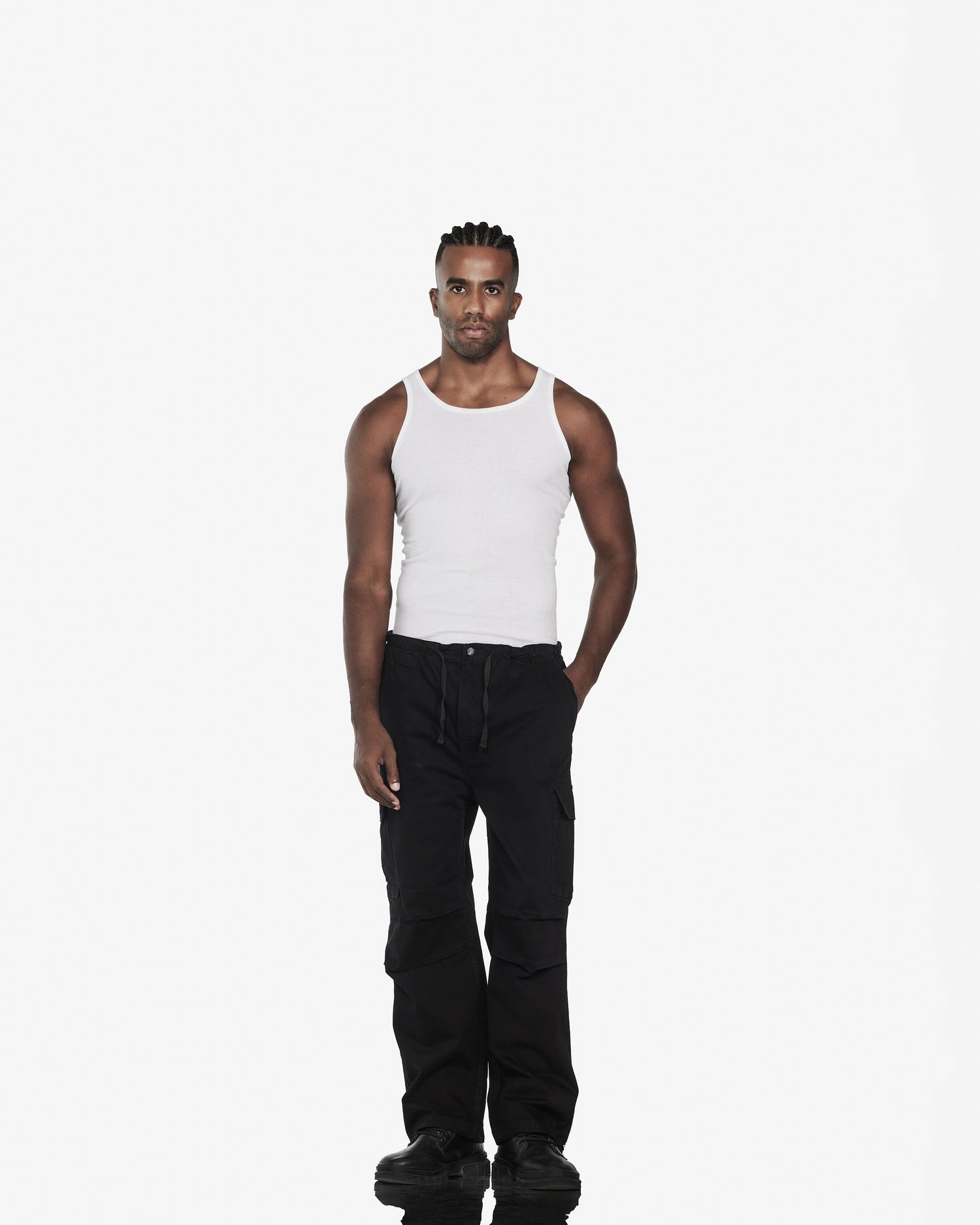 Baggy Fit Parachute Cargo Pants