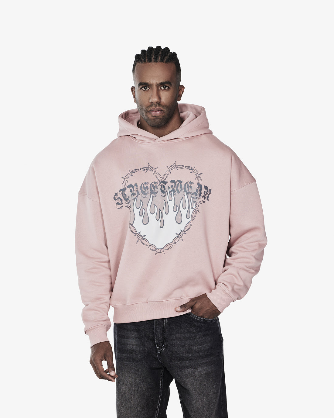 Heart On Fire Oversized Hoodie