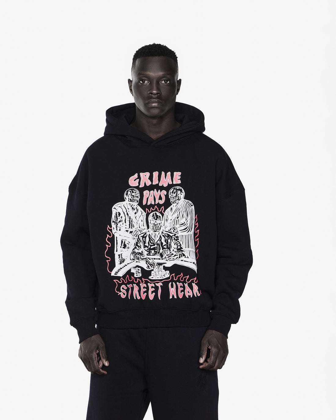 Crime Pays Oversized Hoodie