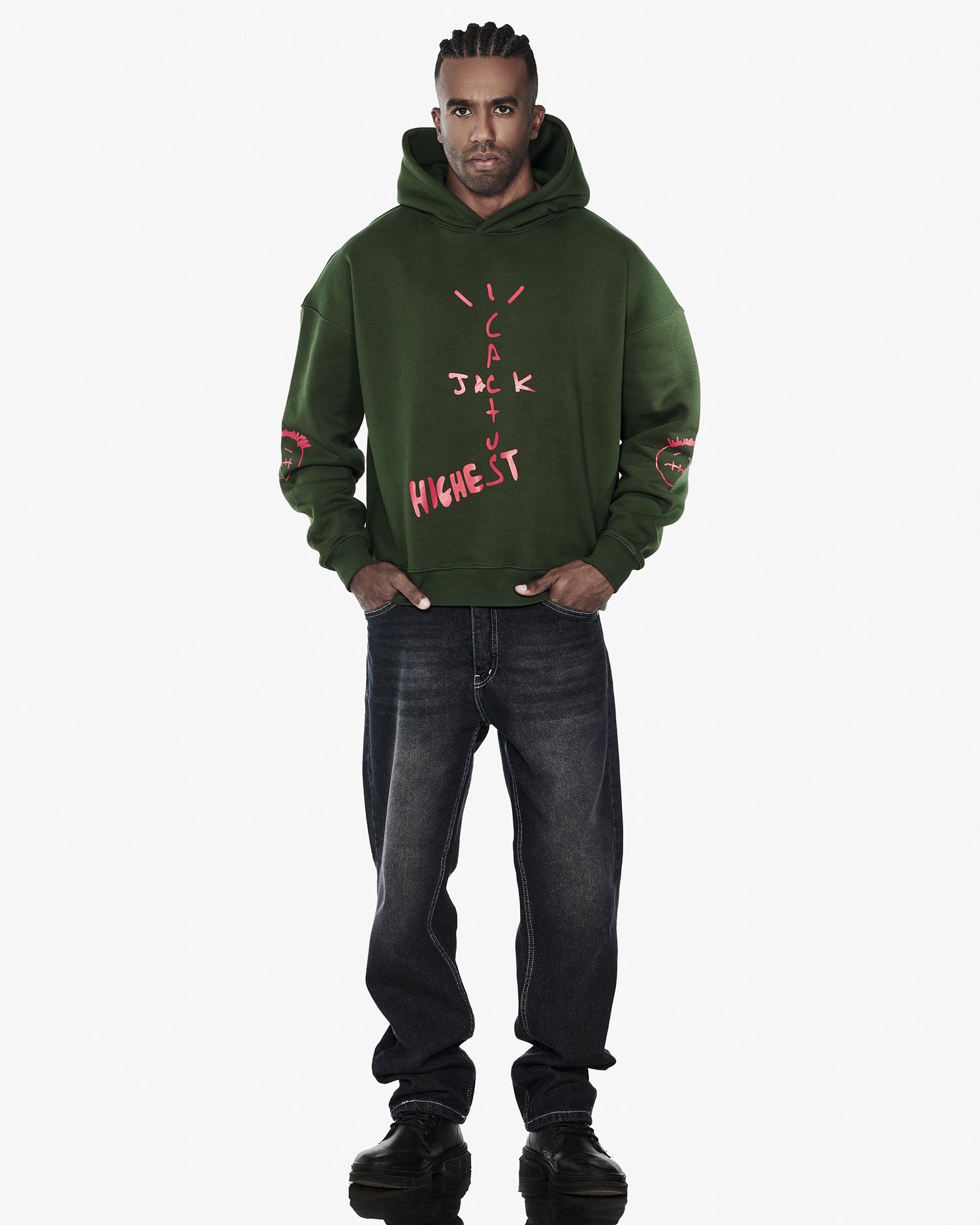 cactus jack pullover Cactus Jack With Logo Hoodie – streetwear