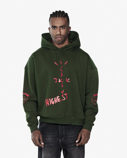 Cactus Jack With Logo Hoodie