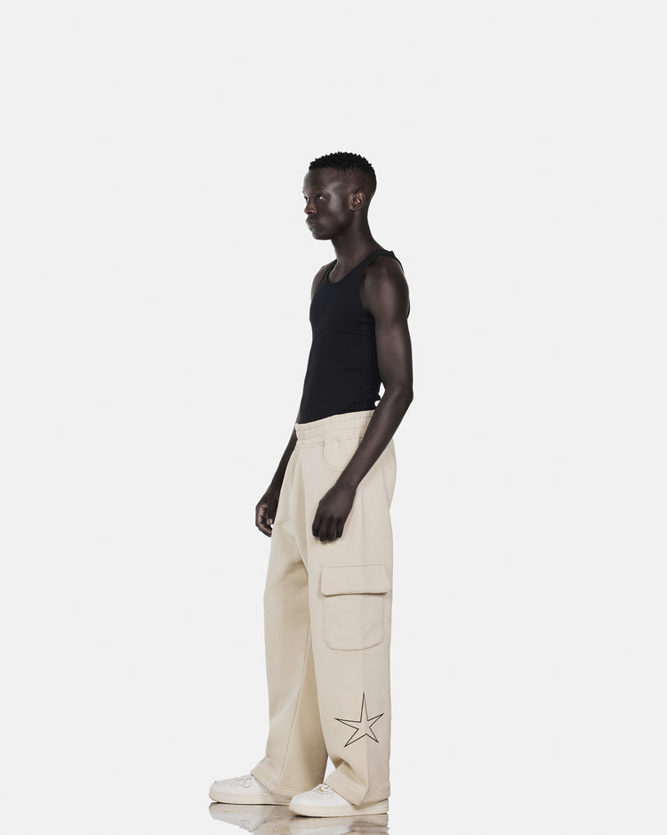 Star Pattern Street Baggy Sweatpants