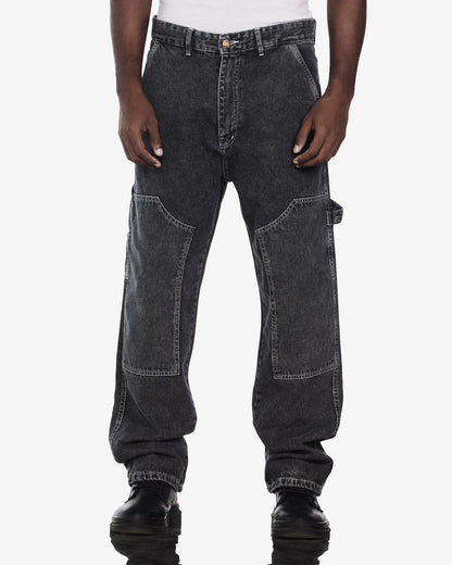 Carpenter Baggy Fit Jeans In Black
