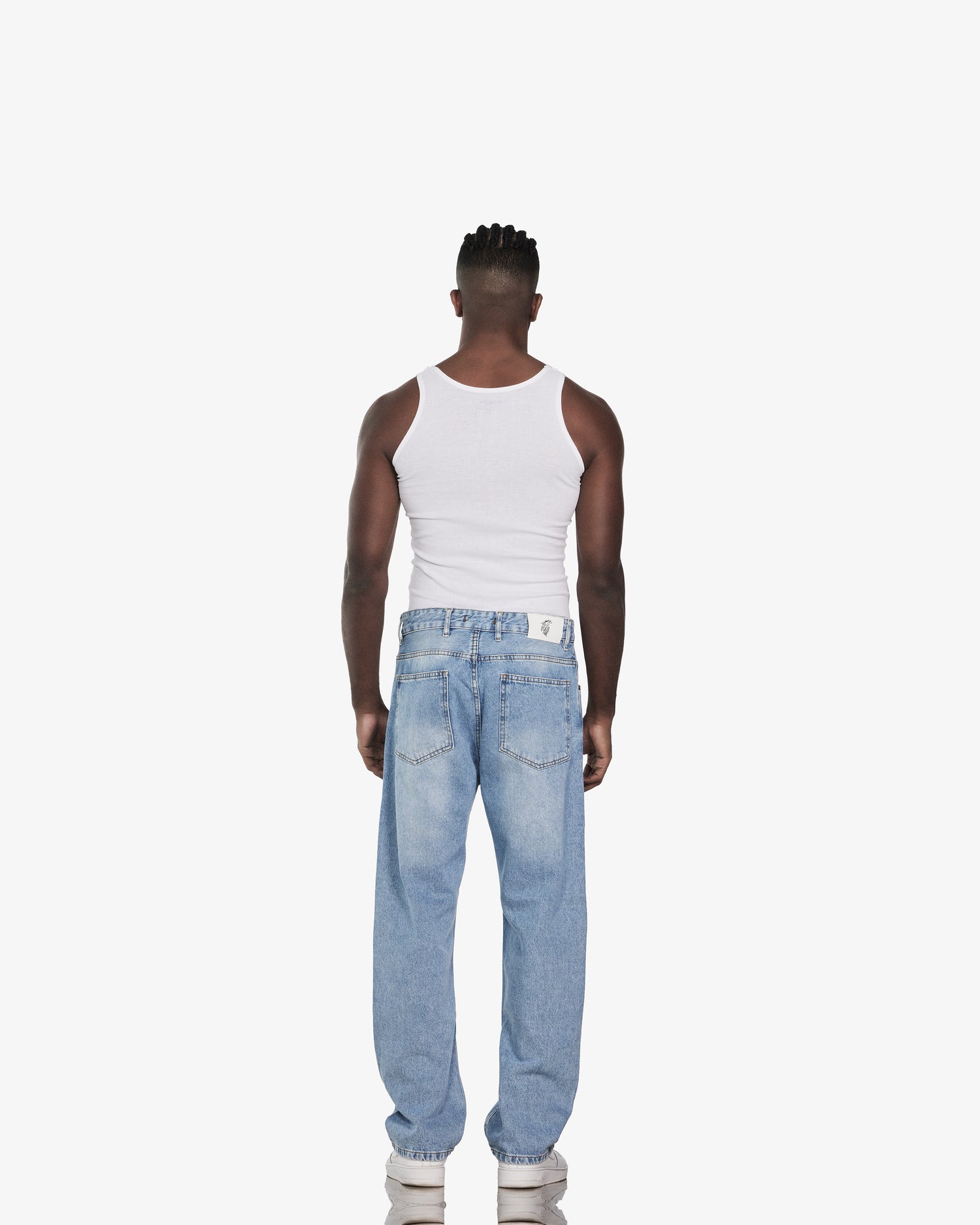 Streetwear Baggy Fit Jeans In Blue