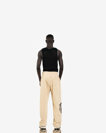 Wideleg  Printed Logo Sweatpant