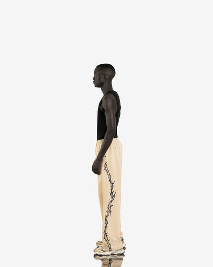 Printed Wide-Leg Sweatpant