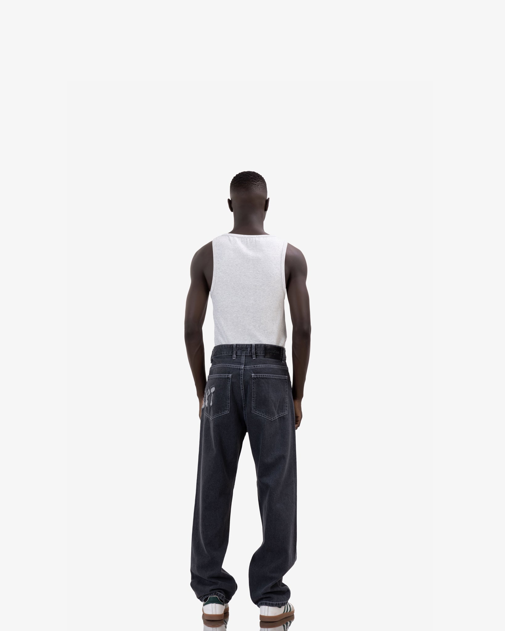 Baggy Fit Jeans With Street Ripped