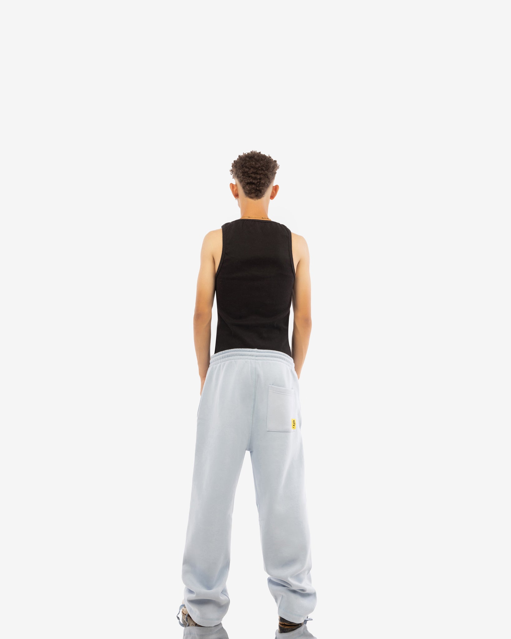 Basic Comfort Sweatpants In Light Blue