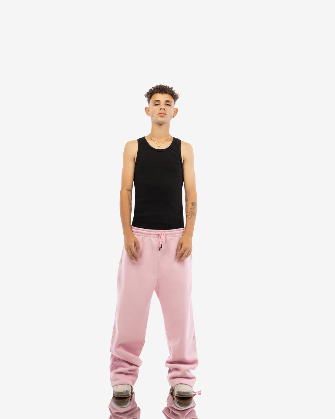 Basic Comfort Sweatpants In Rose