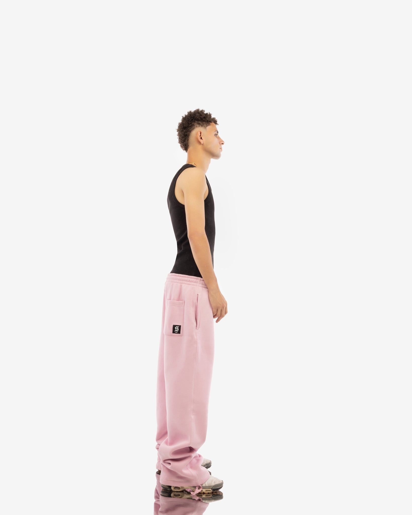 Basic Comfort Sweatpants In Rose
