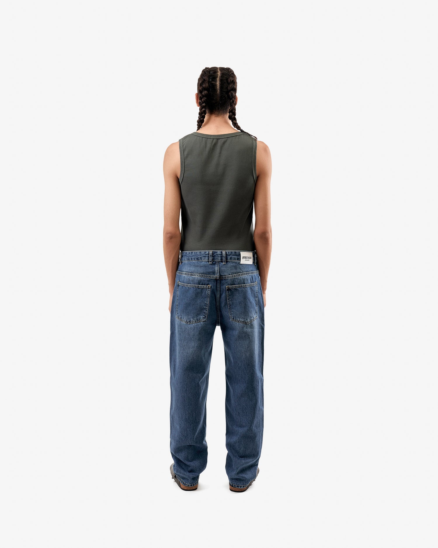 Raw Blue Baggy Fit Jeans