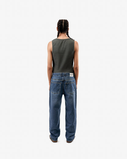 Raw Blue Baggy Fit Jeans
