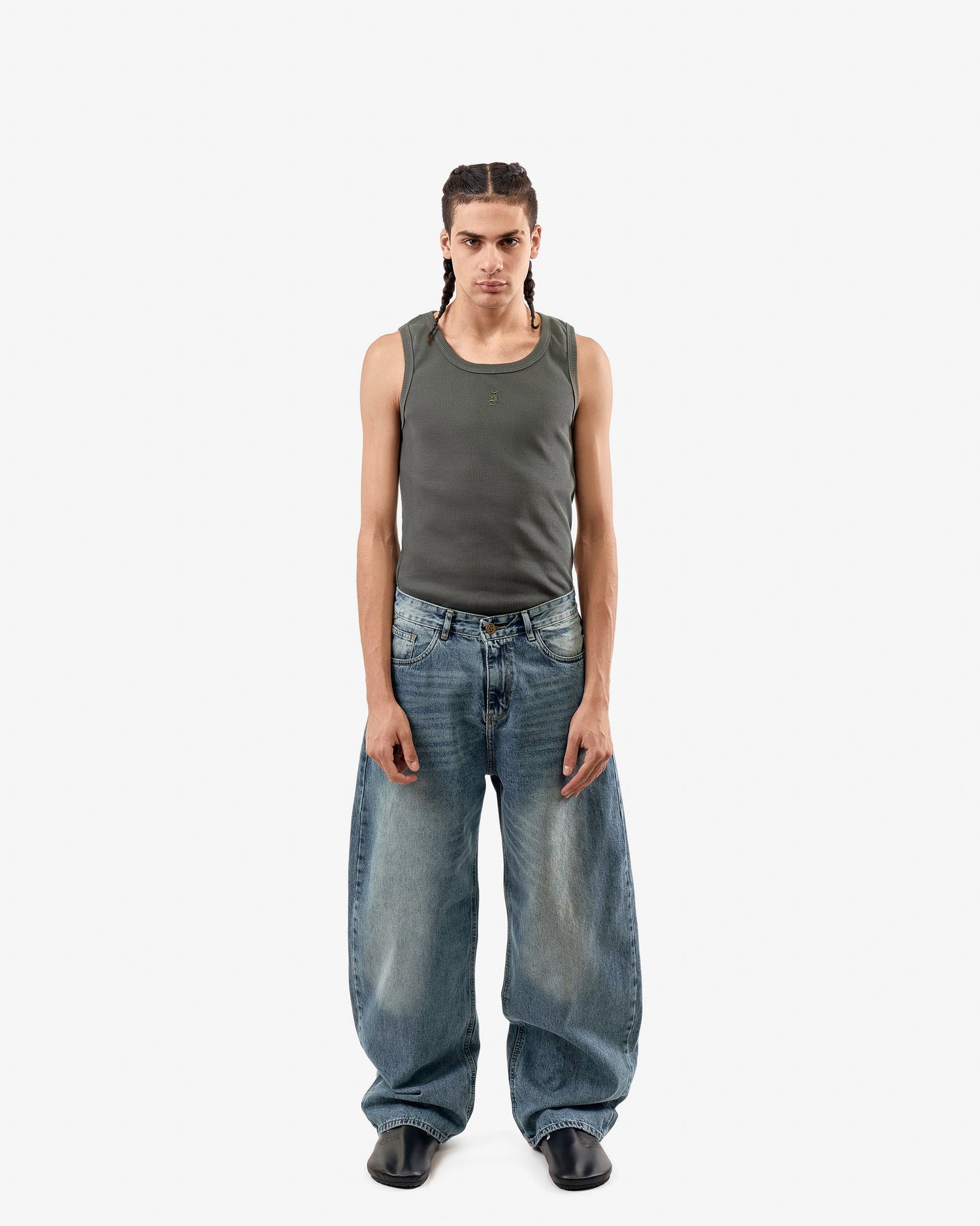 Streetwear Balloon Jeans Blue