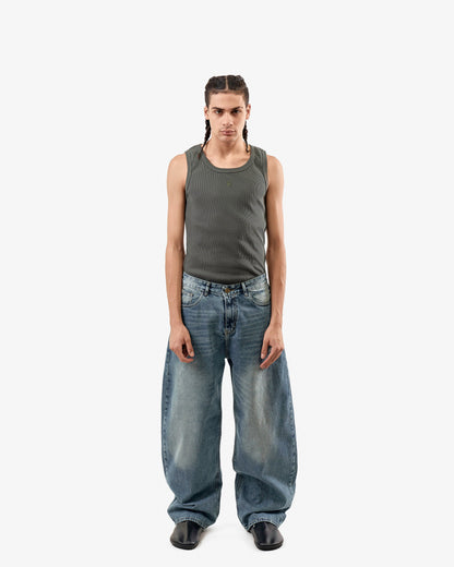 Streetwear Balloon Jeans Blue